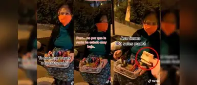 Usuario de TikTok da 100 soles a abuelita para que deje de vender y se vaya a casa | VÍDEO Usuario de TikTok da 100 soles a abuelita para que deje de vender y se vaya a casa | VÍDEO