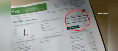 Familia, que solo usa un foco, tiene recibo de luz de casi medio millón de soles Familia, que solo usa un foco, tiene recibo de luz de casi medio millón de soles