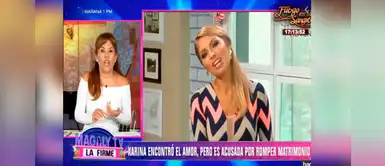 Esposa de la pareja de Karina Rivera la acusó de haberse metido en su matrimonio | VIDEO Esposa de la pareja de Karina Rivera la acusó de haberse metido en su matrimonio | VIDEO