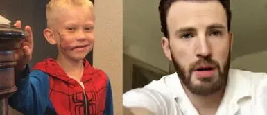 "Eres un héroe": Chris Evans sorprende a niño que quedó desfigurado por proteger a su hermana "Eres un héroe": Chris Evans sorprende a niño que quedó desfigurado por proteger a su hermana