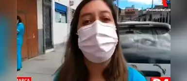 Enfermera llora de impotencia por no poder salvar a pacientes con COVID-19 Enfermera llora de impotencia por no poder salvar a pacientes con COVID-19