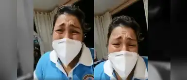 Enfermera ruega entre lágrimas ayuda para su colega con COVID-19: “Se está muriendo” | VÍDEO Enfermera ruega entre lágrimas ayuda para su colega con COVID-19: “Se está muriendo” | VÍDEO