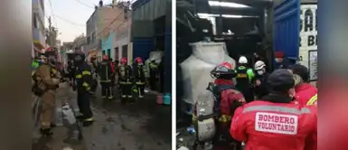 Explosión en taller deja dos fallecidos y cuatro heridos en Breña Explosión en taller deja dos fallecidos y cuatro heridos en Breña