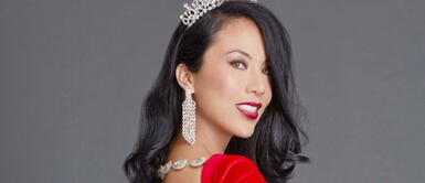 Patty Wong da cátedra de moda con flamante abrigo de peluche rosado de invierno Patty Wong da cátedra de moda con flamante abrigo de peluche rosado de invierno