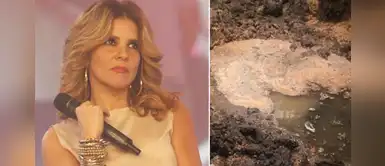Casa de Johanna San Miguel se inunda de aguas servidas | VIDEO Casa de Johanna San Miguel se inunda de aguas servidas | VIDEO