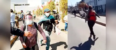 Mujer que corrió tras Vizcarra cuenta su tragedia: "Me llevé el balón de oxígeno de una difunta" Mujer que corrió tras Vizcarra cuenta su tragedia: "Me llevé el balón de oxígeno de una difunta"