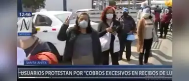 Santa Anita: Usuarios aún reclaman cobros excesivos fuera del local de Luz del Sur Santa Anita: Usuarios aún reclaman cobros excesivos fuera del local de Luz del Sur