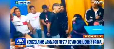 SJL: Venezolanos organizan ‘fiesta COVID-19′ con alcohol y drogas en la ‘cuadra del sexo’ SJL: Venezolanos organizan ‘fiesta COVID-19′ con alcohol y drogas en la ‘cuadra del sexo’