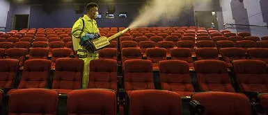 China reabrió salas de cine con fuertes medidas de bioseguridad China reabrió salas de cine con fuertes medidas de bioseguridad