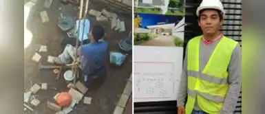 Albañil logró convertirse en arquitecto, tras volverse viral por ser sorprendido estudiando Albañil logró convertirse en arquitecto, tras volverse viral por ser sorprendido estudiando