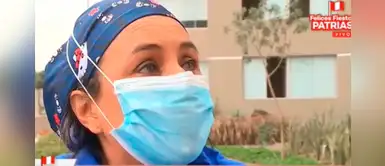 Enfermera trabaja hace 4 meses en la Villa Panamericana y no ve a su hija desde fines de marzo Enfermera trabaja hace 4 meses en la Villa Panamericana y no ve a su hija desde fines de marzo