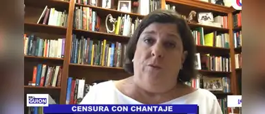 Rosa María Palacios tras censura a Cateriano: "Es un acto delictivo, de extorsión y chantaje" Rosa María Palacios tras censura a Cateriano: "Es un acto delictivo, de extorsión y chantaje"