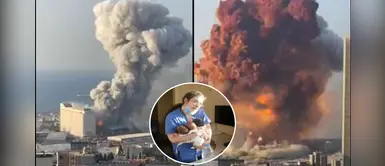 Enfermera rescató a tres recién nacidos de un hospital sacudido por la explosión de Beirut | VÍDEO Enfermera rescató a tres recién nacidos de un hospital sacudido por la explosión de Beirut | VÍDEO