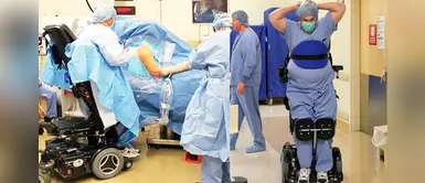 Médico héroe quedó paralizado por enfermedad, pero volvió a operar gracias a silla especial Médico héroe quedó paralizado por enfermedad, pero volvió a operar gracias a silla especial