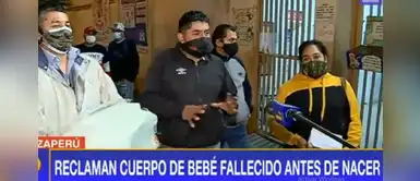 SJL: Padres denuncian que hospital entregó ataúd con un taper dentro en lugar de su bebé | VÍDEO SJL: Padres denuncian que hospital entregó ataúd con un taper dentro en lugar de su bebé | VÍDEO