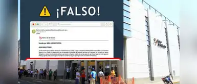 Banco de la Nación alerta a la población sobre correo que roba datos personales Banco de la Nación alerta a la población sobre correo que roba datos personales