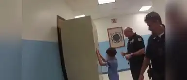 Polémica por vídeo de policías que arrestan a niño con necesidades especiales en su escuela Polémica por vídeo de policías que arrestan a niño con necesidades especiales en su escuela