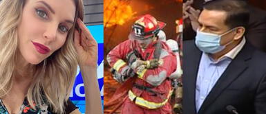 Juliana defiende a los bomberos de José Vega: "No cobran un sol a diferencia de usted" | VIDEO Juliana defiende a los bomberos de José Vega: "No cobran un sol a diferencia de usted" | VIDEO