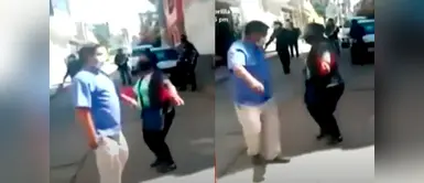 Mujer vence la COVID-19 y festeja al ritmo del huayno con su médico | VÍDEO Mujer vence la COVID-19 y festeja al ritmo del huayno con su médico | VÍDEO