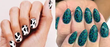 Estos diseños de uñas llevan la tendencia del animal print para marcar la diferencia Estos diseños de uñas llevan la tendencia del animal print para marcar la diferencia