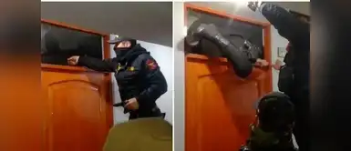 Huancayo: Rompen vidrio para intervenir a familia que realizaba reunión en plena cuarentena Huancayo: Rompen vidrio para intervenir a familia que realizaba reunión en plena cuarentena