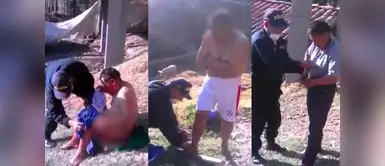 Policía baña y viste a hombre con esquizofrenia para que vaya al banco y cobre su bono | VÍDEO Policía baña y viste a hombre con esquizofrenia para que vaya al banco y cobre su bono | VÍDEO