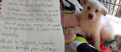 Niño deja emotivo mensaje al abandonar a su perro en un refugio tras la falta de comida en casa Niño deja emotivo mensaje al abandonar a su perro en un refugio tras la falta de comida en casa