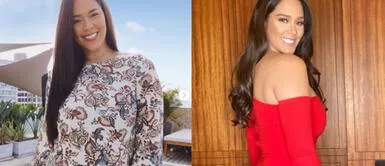 Karen Schwarz muestra el antes y después de su figura tras embarazo luciendo un mismo outfit Karen Schwarz muestra el antes y después de su figura tras embarazo luciendo un mismo outfit