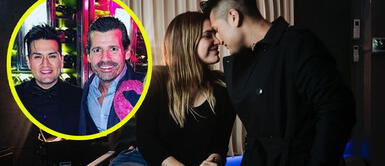 Deyvis Orosco en redes cantando con el papá de su novia Deyvis Orosco en redes cantando con el papá de su novia