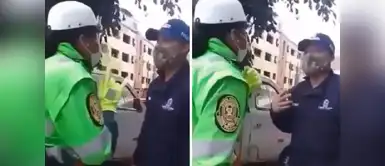 Mujer policía recrimina entre gritos a sereno tras desalojo de ambulantes | VÍDEO Mujer policía recrimina entre gritos a sereno tras desalojo de ambulantes | VÍDEO
