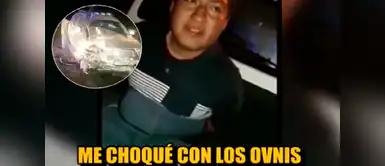 Conductor ebrio tras impactar su auto en Cajamarca: “Choqué con un ovni” | VÍDEO Conductor ebrio tras impactar su auto en Cajamarca: “Choqué con un ovni” | VÍDEO