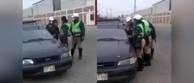 Taxista de avanzada edad rompe en llanto para que policías no se lleven su auto al depósito | VÍDEO Taxista de avanzada edad rompe en llanto para que policías no se lleven su auto al depósito | VÍDEO