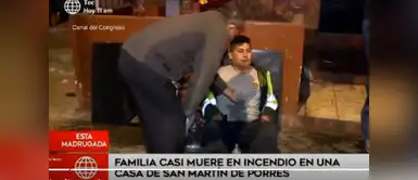 Policía héroe ingresa a vivienda en llamas para rescatar a toda una familia durante incendio | VÍDEO Policía héroe ingresa a vivienda en llamas para rescatar a toda una familia durante incendio | VÍDEO