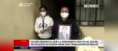 Sujetos se hacen pasar por trabajadores de EsSalud y roban 10 mil soles a esposa de fallecido por COVID-19 | VÍDEO Sujetos se hacen pasar por trabajadores de EsSalud y roban 10 mil soles a esposa de fallecido por COVID-19 | VÍDEO