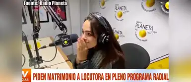 Novio de locutora de radio local sorprende programa en vivo para proponerle matrimonio | VÍDEO Novio de locutora de radio local sorprende programa en vivo para proponerle matrimonio | VÍDEO