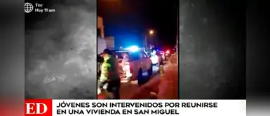 San Miguel: Jóvenes organizaron fiesta con bebidas alcohólicas en vivienda pese a la COVID-19 San Miguel: Jóvenes organizaron fiesta con bebidas alcohólicas en vivienda pese a la COVID-19