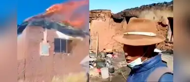 Cusco: niños queman su vivienda mientras preparaban el almuerzo Cusco: niños queman su vivienda mientras preparaban el almuerzo