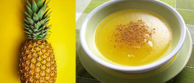 Deliciosa mazamorra de maicena con piña muy fácil de preparar Deliciosa mazamorra de maicena con piña muy fácil de preparar