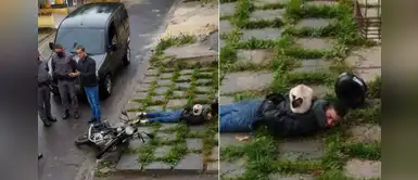 Gato "colabora" con la policía para "atrapar" a un ladrón que se escapaba Gato "colabora" con la policía para "atrapar" a un ladrón que se escapaba