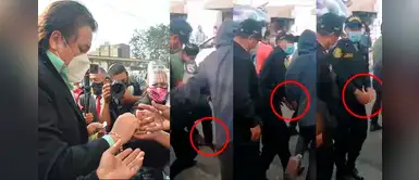 Richard Cisneros causa aglomeración tras regalar dinero a transeúntes Richard Cisneros causa aglomeración tras regalar dinero a transeúntes