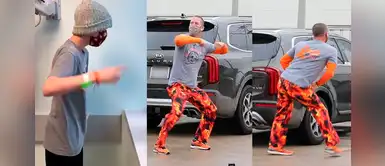 Padre baila frente a hospital donde hijo recibe quimioterapia | VIDEO Padre baila frente a hospital donde hijo recibe quimioterapia | VIDEO