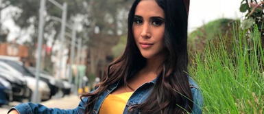 Melissa Paredes cautiva con un vestido vibrante que destaca su piel Melissa Paredes cautiva con un vestido vibrante que destaca su piel