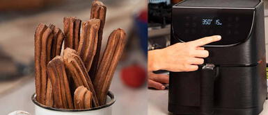 Prepara unos deliciosos churros de chocolate en la freidora de aire Prepara unos deliciosos churros de chocolate en la freidora de aire