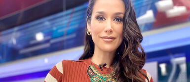 Karina Borrero da cátedra de moda con vestido de animal print Karina Borrero da cátedra de moda con vestido de animal print