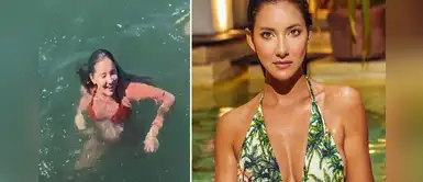 Ex Miss Colombia vuelve a nadar tras perder su pierna Ex Miss Colombia vuelve a nadar tras perder su pierna