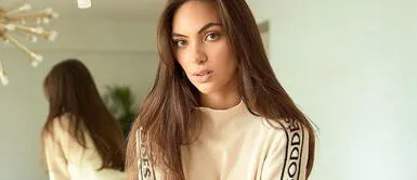 Natalie Vértiz deslumbra con un vestido baby blue ideal para primavera Natalie Vértiz deslumbra con un vestido baby blue ideal para primavera