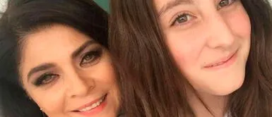 Hija de Victoria Ruffo refleja estilo con un vestido negro de gala juvenil Hija de Victoria Ruffo refleja estilo con un vestido negro de gala juvenil