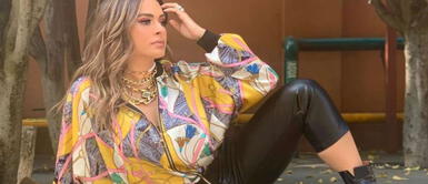 Galilea Montijo luce pantalones acampanados para estilizar figura Galilea Montijo luce pantalones acampanados para estilizar figura