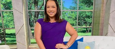 Adamari López derrocha estilo con vestido baby blue y animal print Adamari López derrocha estilo con vestido baby blue y animal print