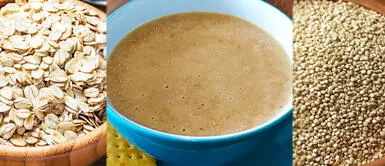 Mazamorra de quinua con avena: delicia endulzada con panela ultra nutritiva Mazamorra de quinua con avena: delicia endulzada con panela ultra nutritiva